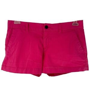Old Navy Chino Shorts Pink Womens Size 4 Classic Preppy Casual Mid Rise Everyday